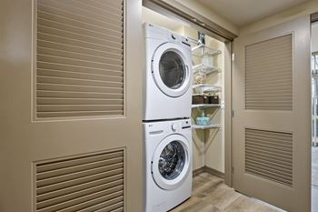 Washer/dryer in every apartment